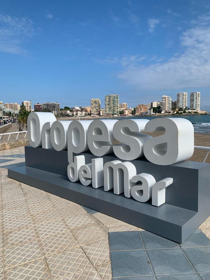 Apartamento En Primerisima Linea De Playa Con Espectaculares Vistas Netflix, Prime Y Disney Oropesa del Mar Ngoại thất bức ảnh